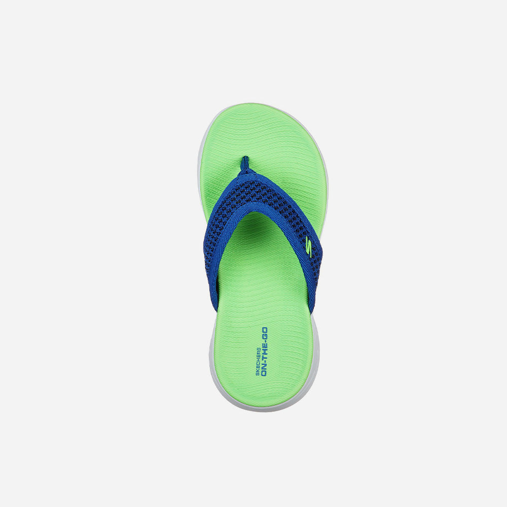 Dép Xỏ Ngón Bé Trai Skechers Boys - Xanh Lá - Supersports Vietnam