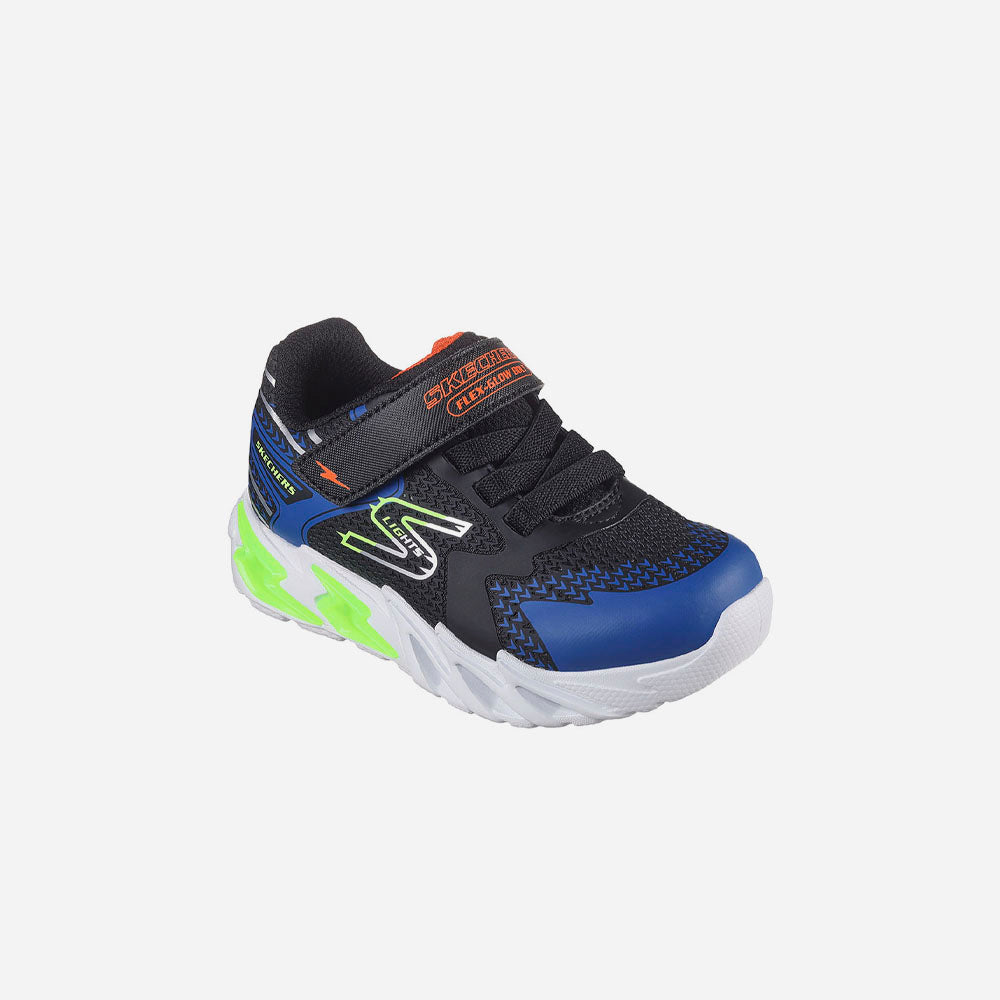 Giày Sneaker Bé Trai Skechers Flex-Glow Bolt - Xanh Dương - Supersports Vietnam