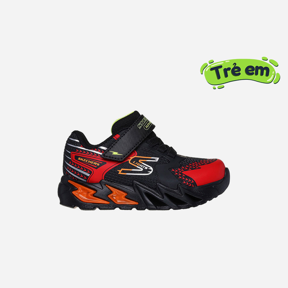 Giày Sneaker Bé Trai Skechers Flex-Glow Bolt - Đỏ - Supersports Vietnam