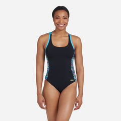 Đồ Bơi Một Mảnh Nữ Zoggs Atom Back - Đen - Supersports Vietnam