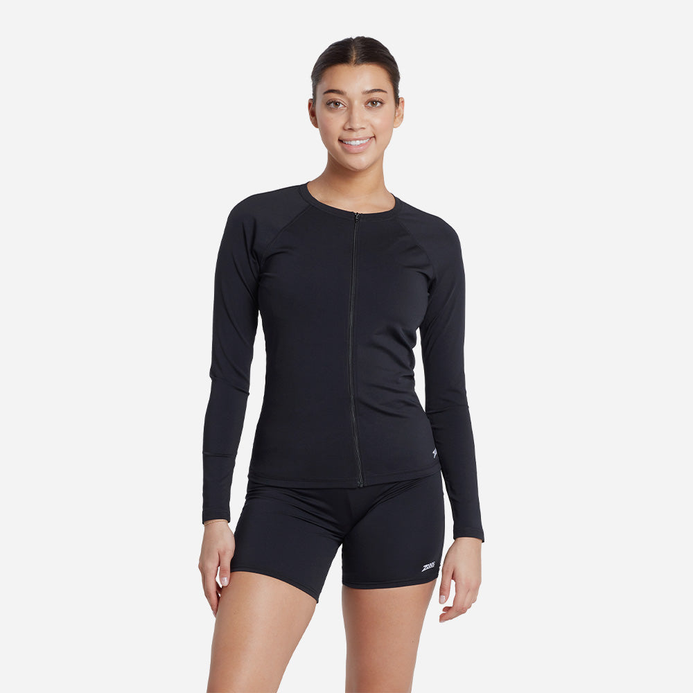 Quần Bơi Nữ Zoggs Mackenzie Mid-Thigh - Đen - Supersports Vietnam