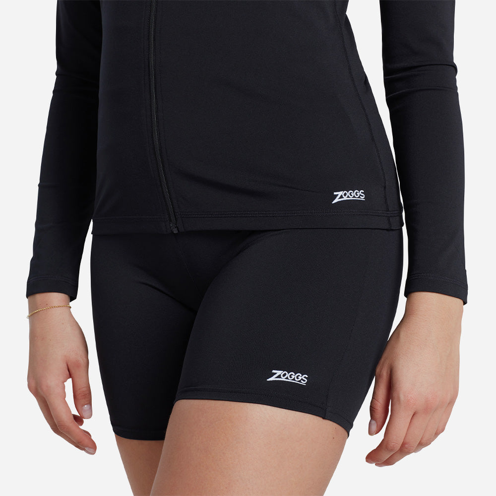 Quần Bơi Nữ Zoggs Mackenzie Mid-Thigh - Đen - Supersports Vietnam