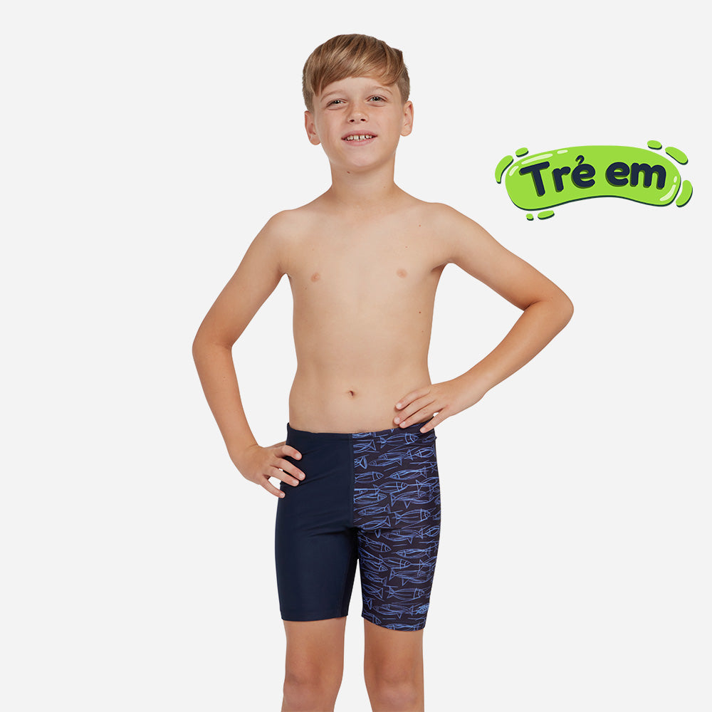 Quần Bơi Bé Trai Zoggs Mid Length - Xanh Navy - Supersports Vietnam