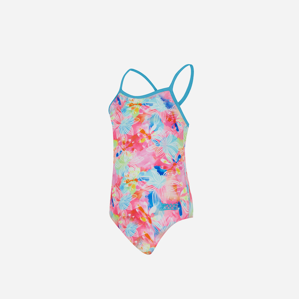 Đồ Bơi Một Mảnh Bé Gái Zoggs Yaroomba Floral - Hồng - Supersports Vietnam