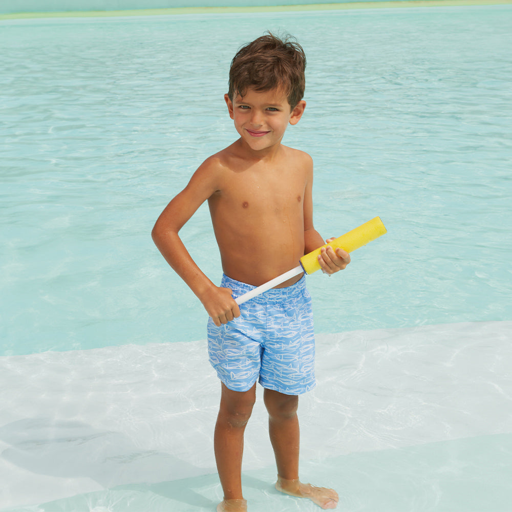 Quần Bơi Bé Trai Zoggs Printed - Xanh Dương - Supersports Vietnam