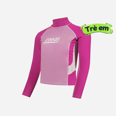 Áo Bơi Chống Nắng Bé Gái Zoggs Printed - Hồng - Supersports Vietnam