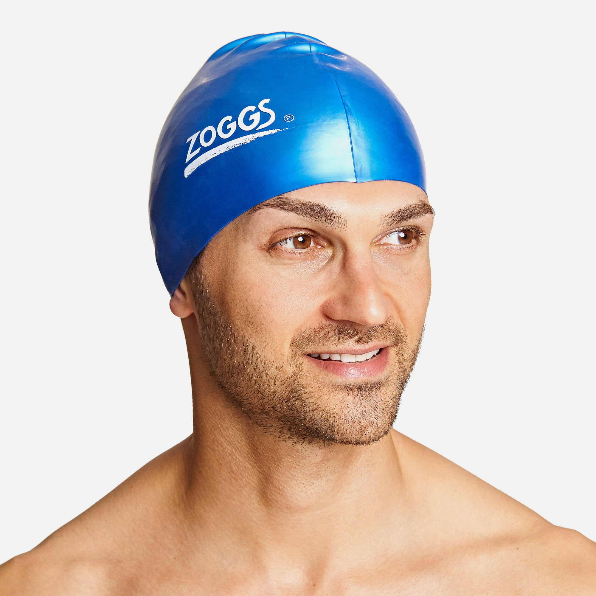 Mũ Bơi Zoggs Blue Silicone Cap-Plain - Xanh Dương - Supersports Vietnam