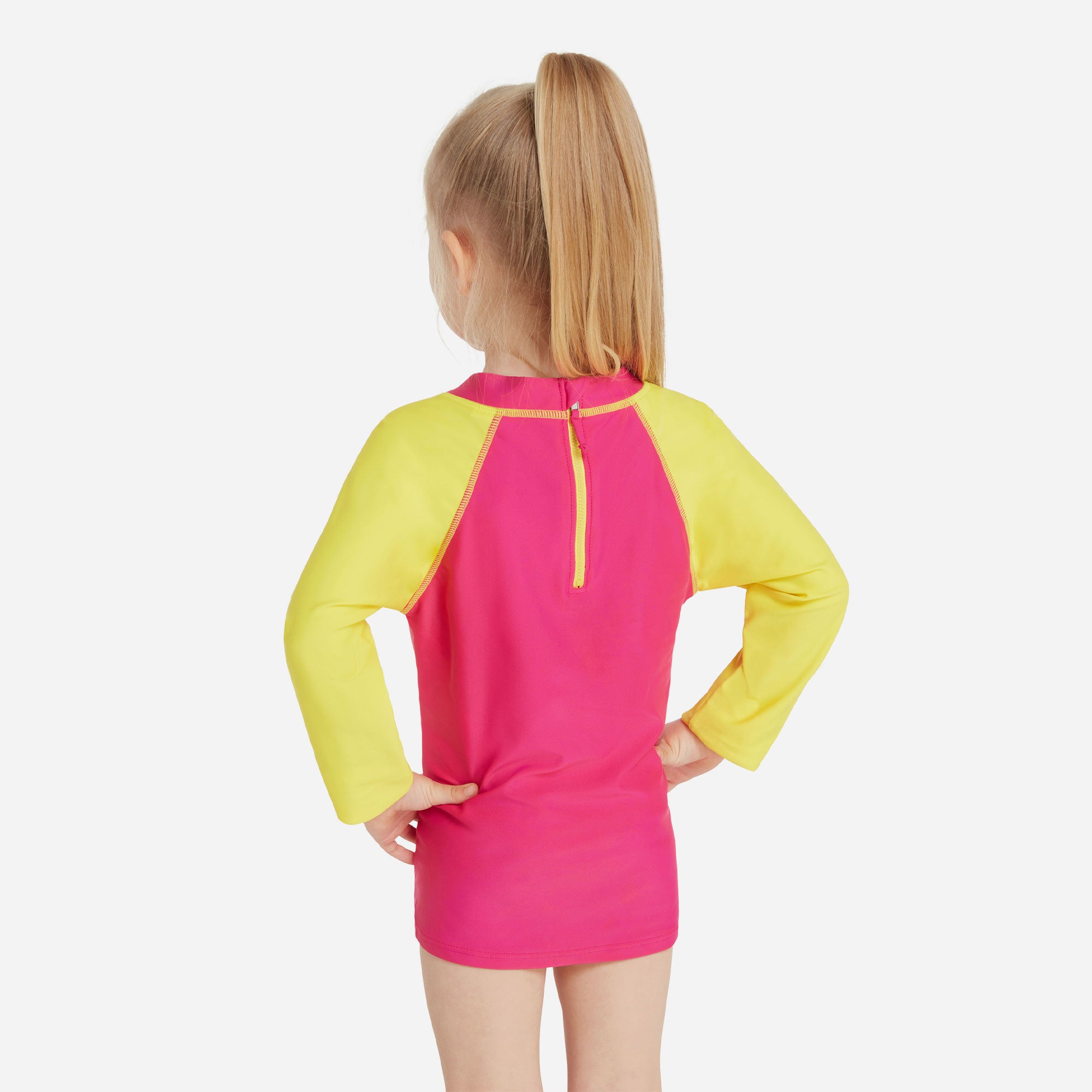 Áo Bơi Chống Nắng Bé Gái Zoggs Zip Sun - Hồng - Supersports Vietnam