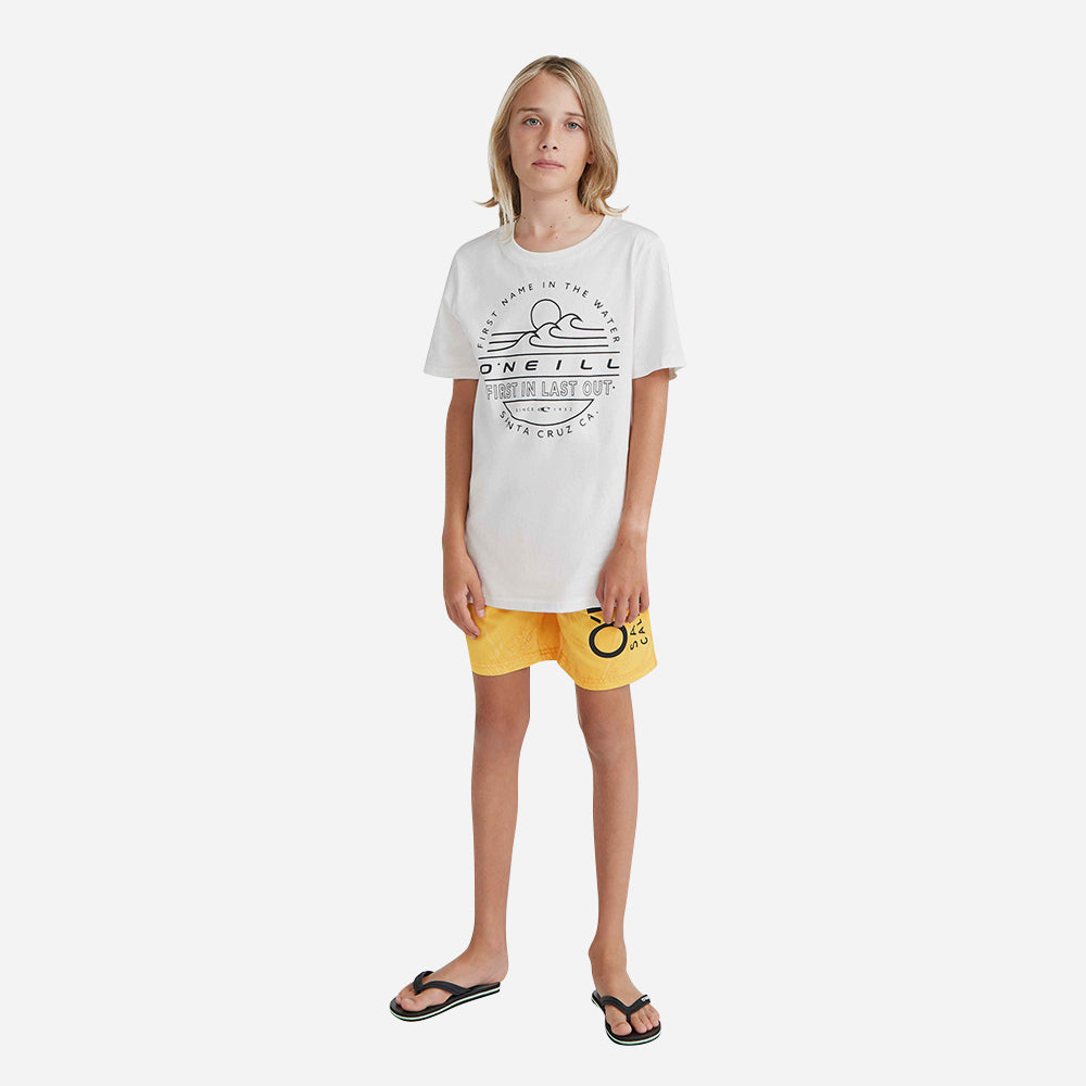 Quần Ngắn Đi Biển Bé Trai O'Neill Mix & Match Cali Floral 13'' - Vàng - Supersports Vietnam