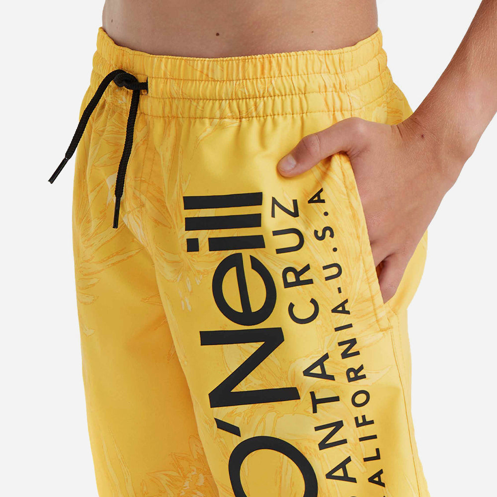 Quần Ngắn Đi Biển Bé Trai O'Neill Mix & Match Cali Floral 13'' - Vàng - Supersports Vietnam
