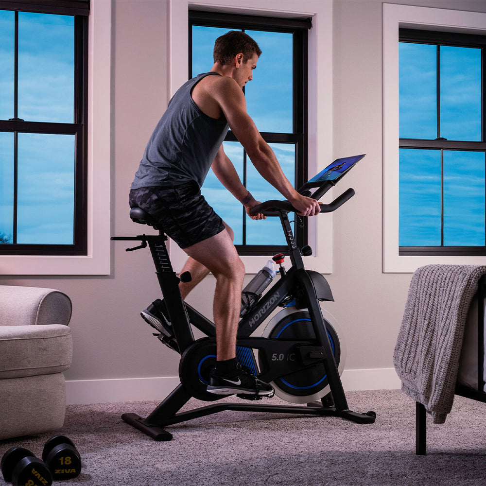 Xe Đạp Thể Thao Trong Nhà Horizon 5.0Ic - Đen - Supersports Vietnam