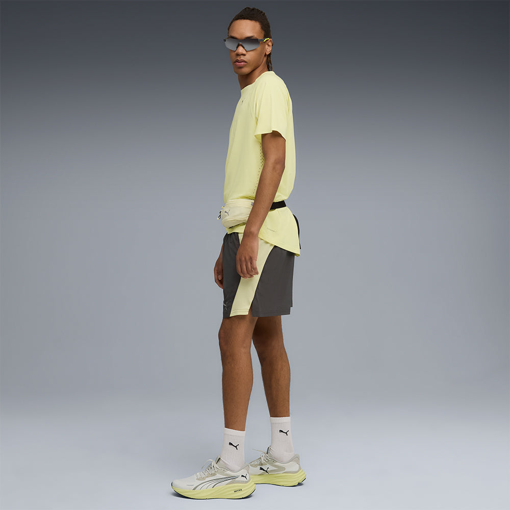 Áo Thun Nam Puma Run Cloudspun - Vàng Chanh - Supersports Vietnam