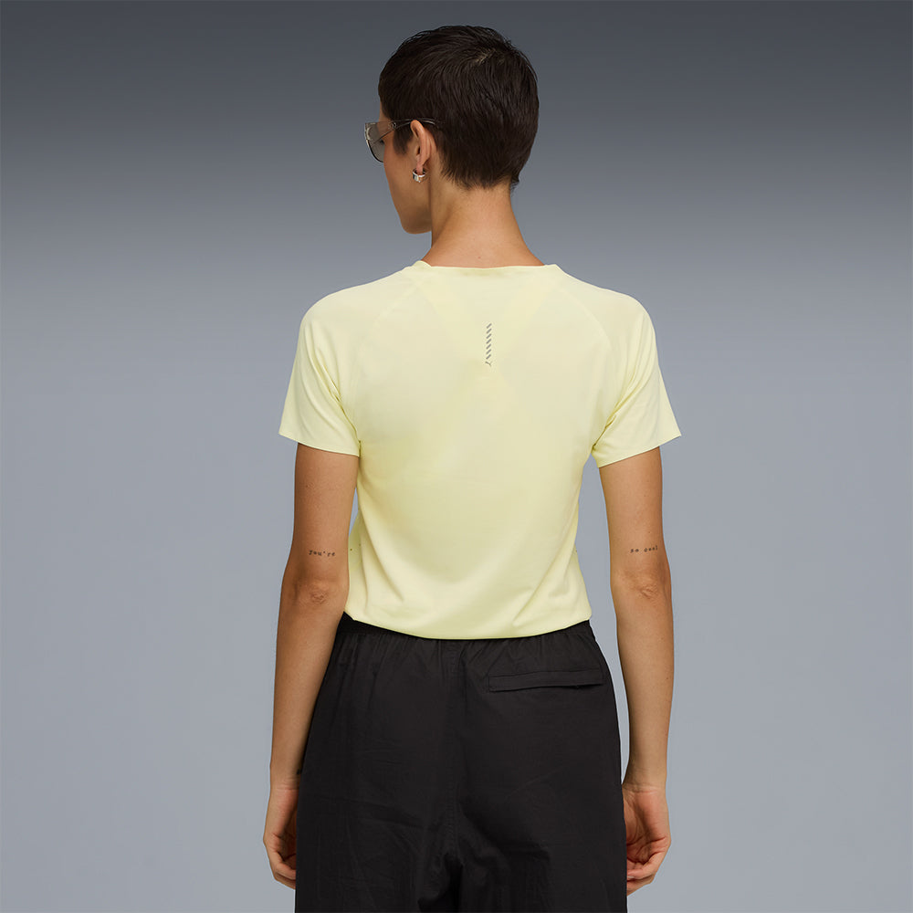 Áo Thun Nữ Puma Run Cloudspun - Vàng Chanh - Supersports Vietnam