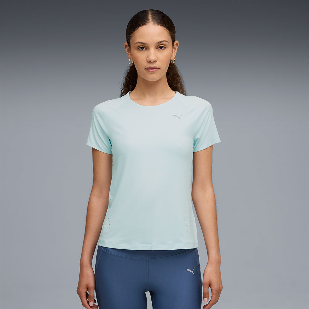 Áo Thun Nữ Puma Run Cloudspun - Xanh Dương - Supersports Vietnam