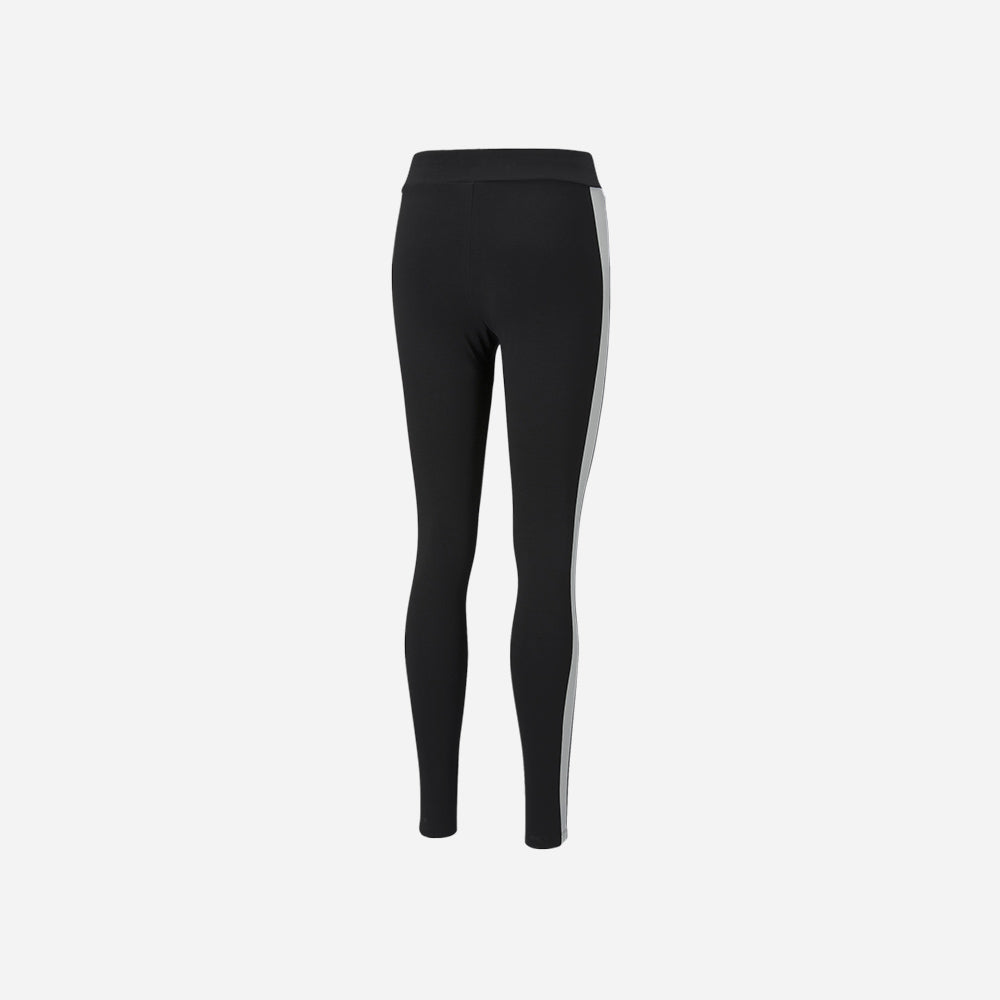 Quần Ôm Nữ Puma Iconic T7 Mid Rise - Đen - Supersports Vietnam