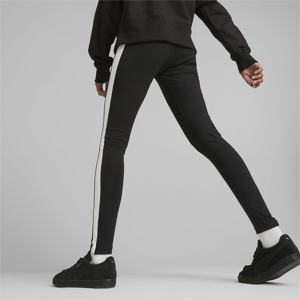 Quần Ôm Nữ Puma Iconic T7 Mid Rise - Đen - Supersports Vietnam