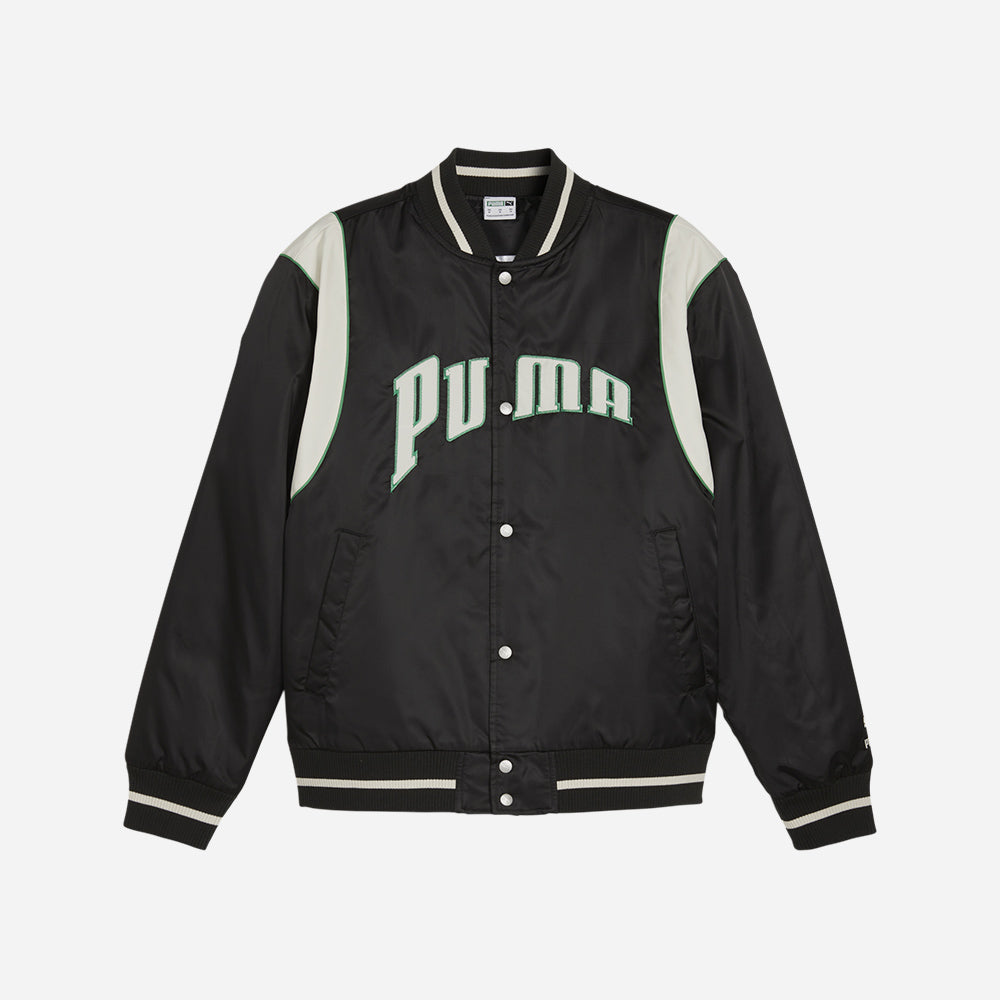 Áo Khoác Unisex Puma Team Varsity Bùng Nổ Phong Cách, Bùng Cháy