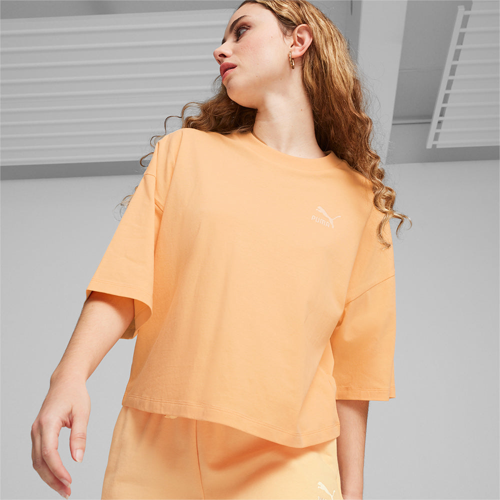 Áo Thun Nữ Puma Better Classics Oversized Peach - Cam - Supersports Vietnam