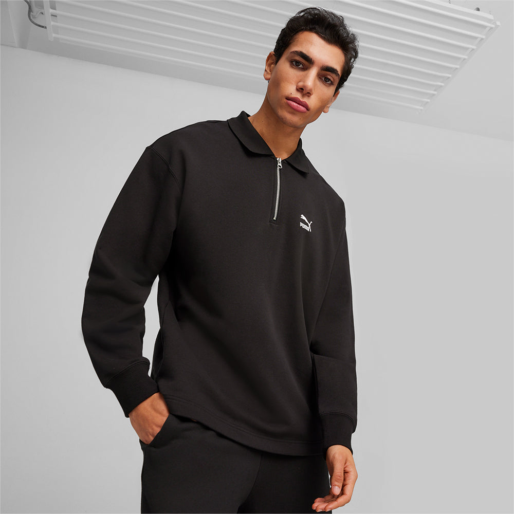 Áo Polo Unisex Puma Better Classics Crew Tr - Đen - Supersports Vietnam