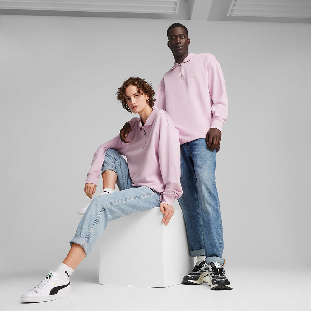 Áo Polo Unisex Puma Better Classics Crew Tr - Hồng - Supersports Vietnam