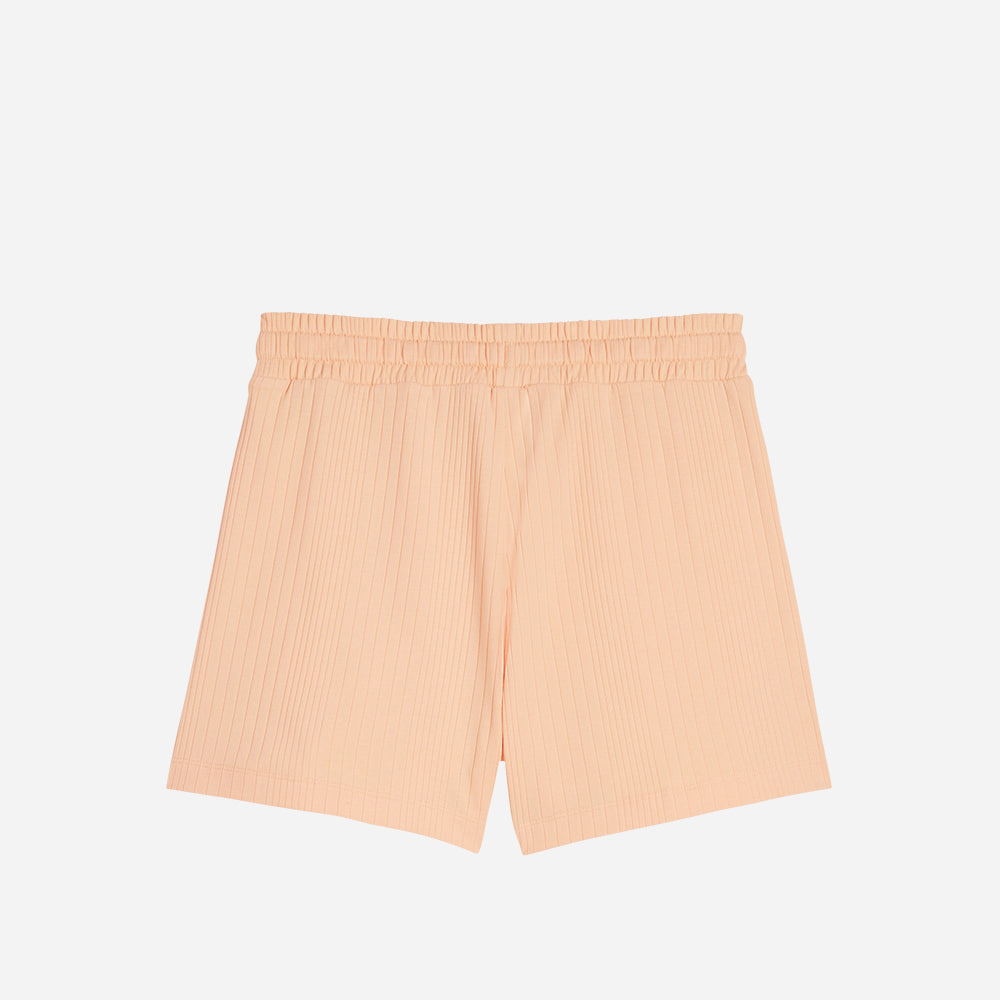 Quần Ngắn Thời Trang Nữ Puma Classics Ribbed A-Line - Cam - Supersports Vietnam