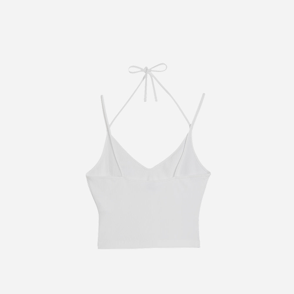 Áo Ba Lỗ Nữ Puma Classics Ribbed Crop - Trắng - Supersports Vietnam