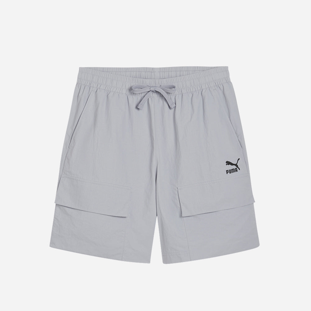 Quần Ngắn Nam Puma Classics Cargo Woven - Xám - Supersports Vietnam