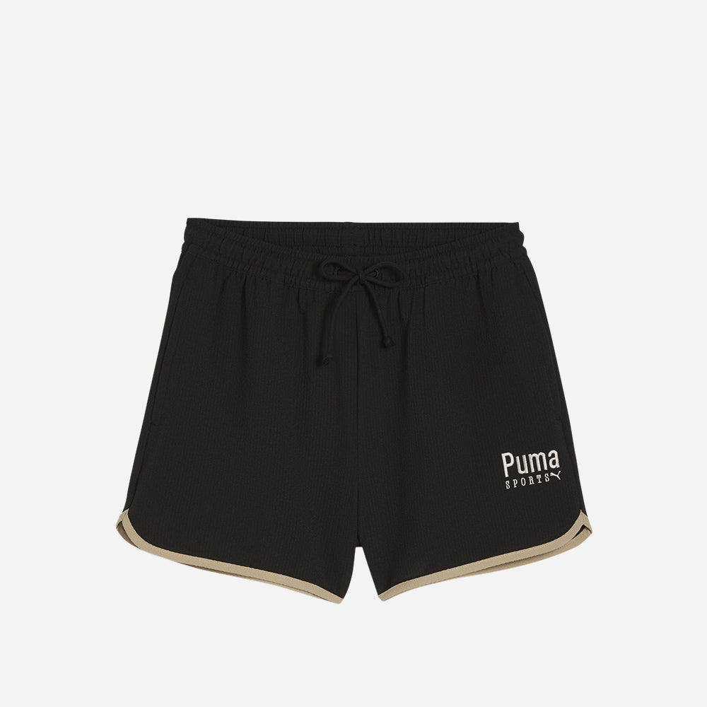 Quần Ngắn Nữ Puma Team Woven - Đen - Supersports Vietnam
