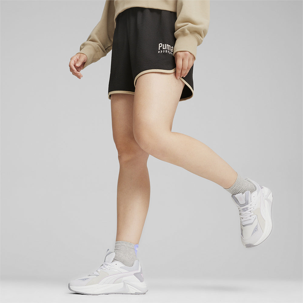Quần Ngắn Nữ Puma Team Woven - Đen - Supersports Vietnam