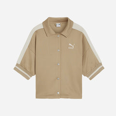 Áo Khoác Nữ Puma T7 For The Fanbase Track - Nâu - Supersports Vietnam