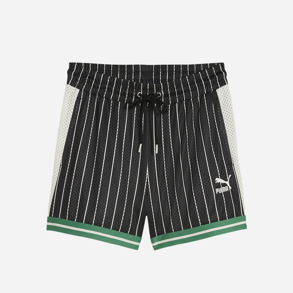 Quần Ngắn Nữ Puma T7 For The Fanbase Mesh - Đen - Supersports Vietnam