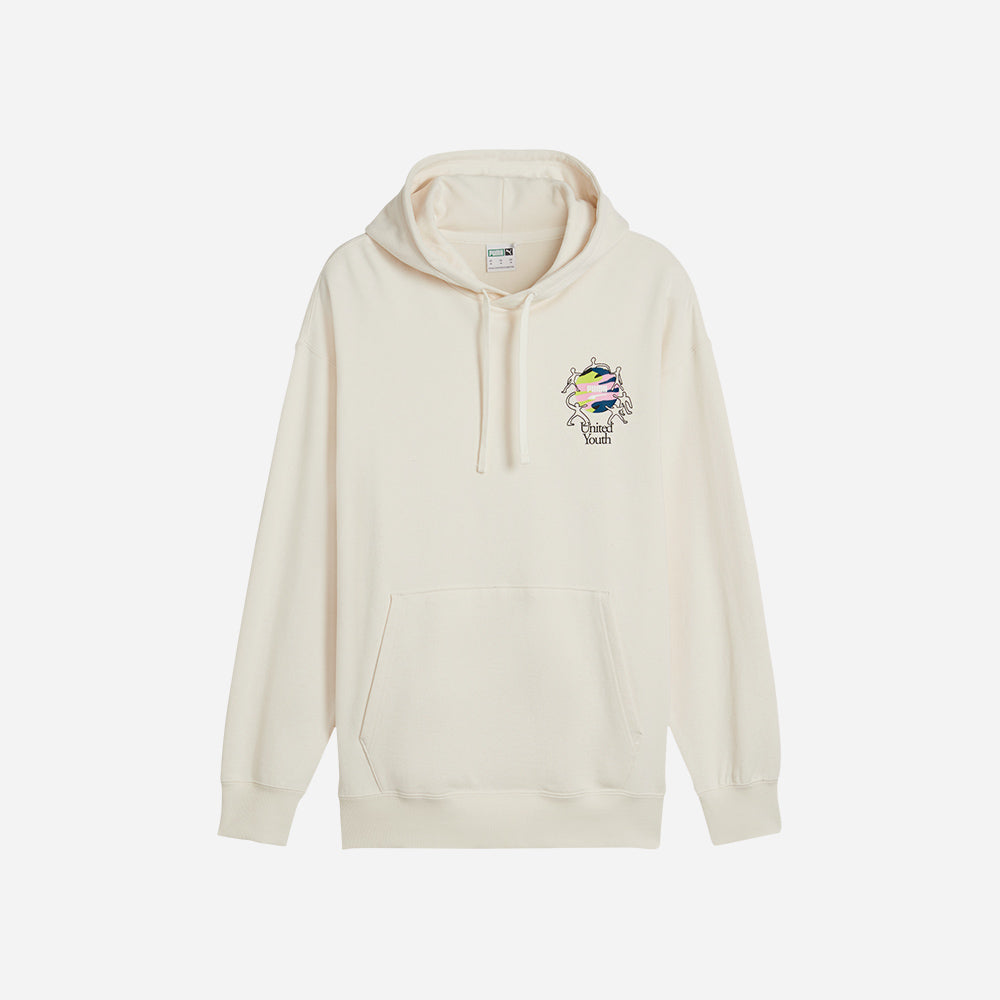 Áo Hoodie Nam Puma Downtown Graphic - Be - Supersports Vietnam