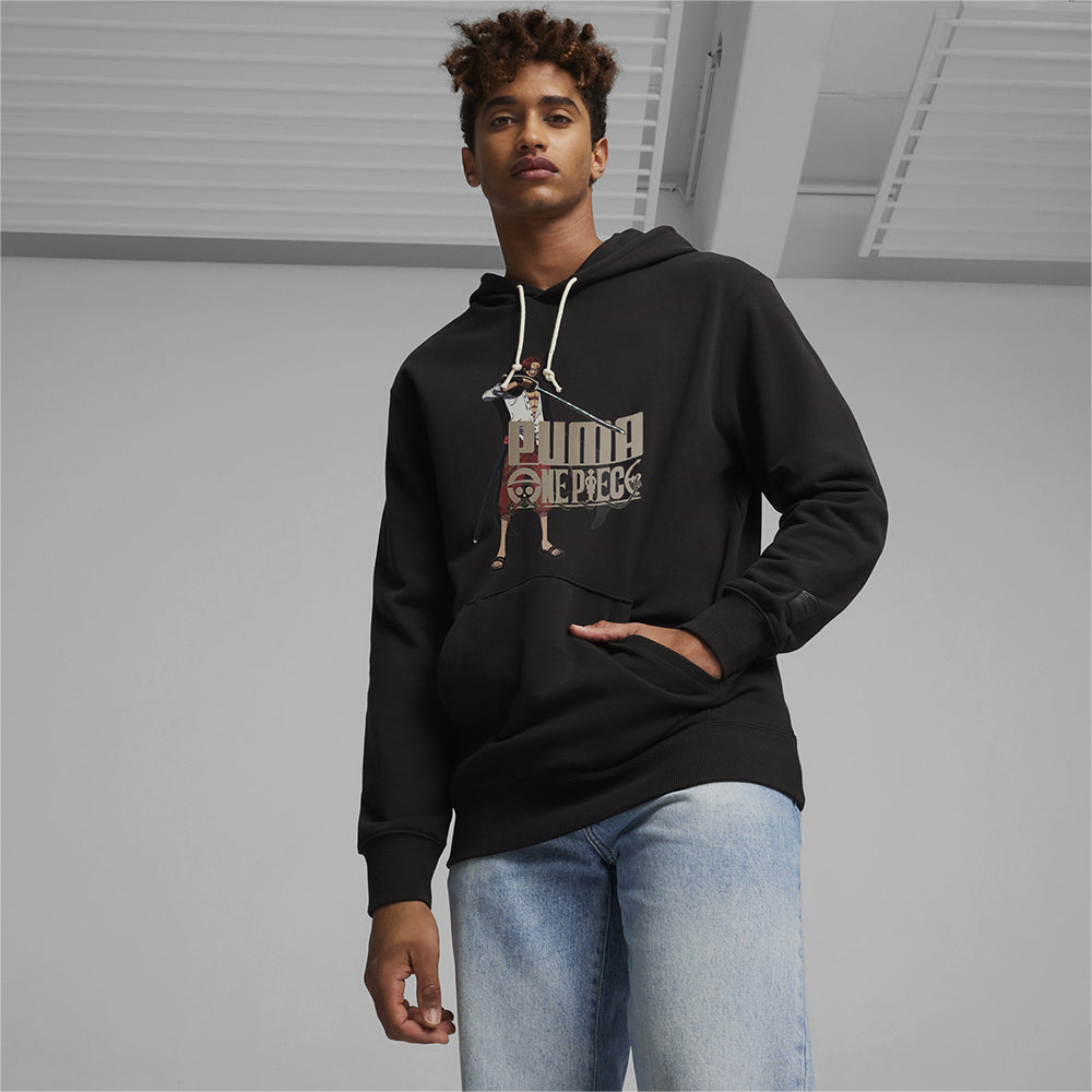 Áo Hoodie Nam Puma X One Piece Tr - Đen - Supersports Vietnam