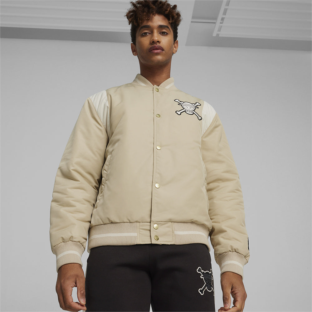 Áo Khoác Nam Puma Puma X One Piece Varsity Woven Putty - Be - Supersports Vietnam
