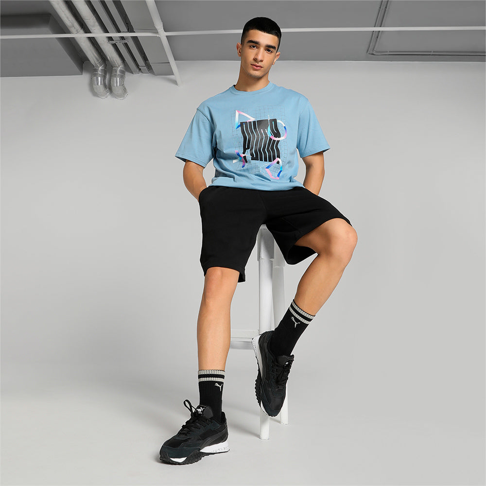 Áo Thun Nam Puma X-Playstation - Xanh Dương - Supersports Vietnam