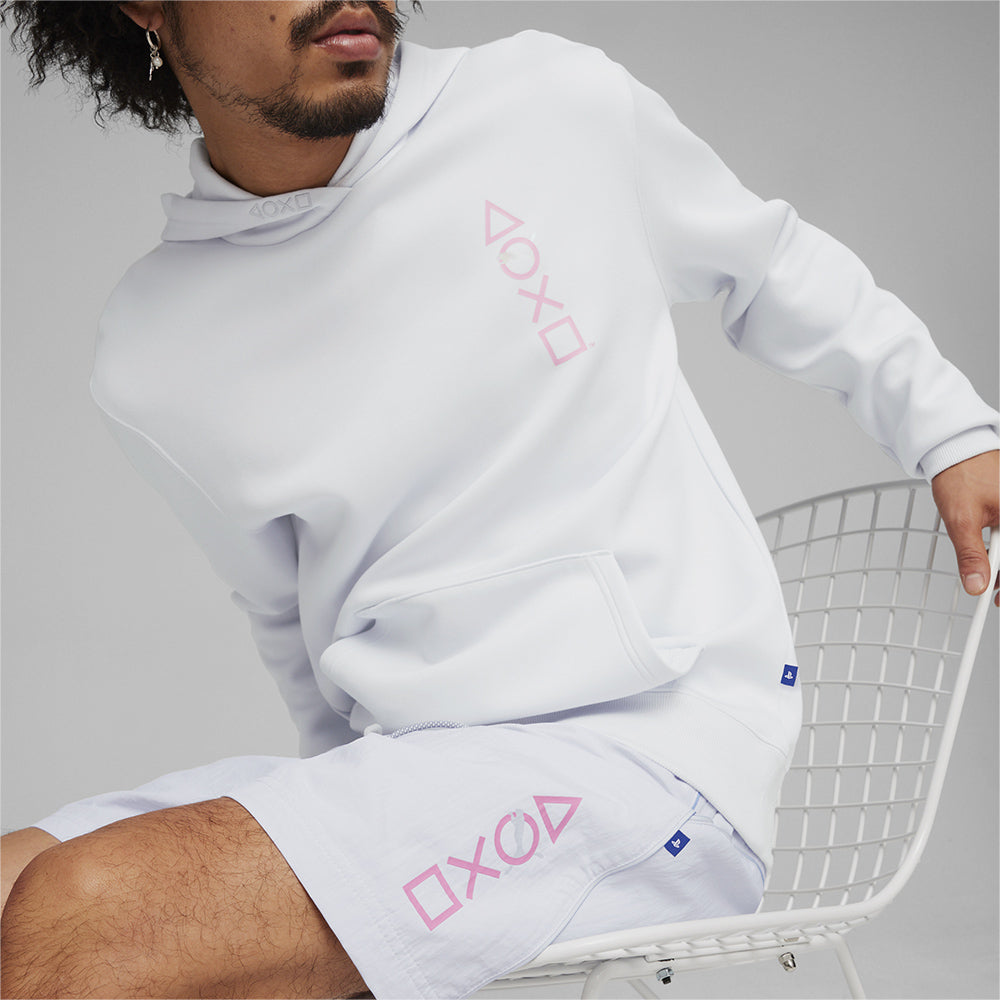 Quần Ngắn Nam Puma X Playstation Woven - Xám - Supersports Vietnam