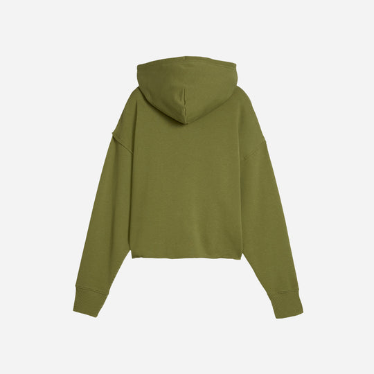 Áo Hoodie Nữ Puma X X-Girl Graphic - Xanh Quân Đội