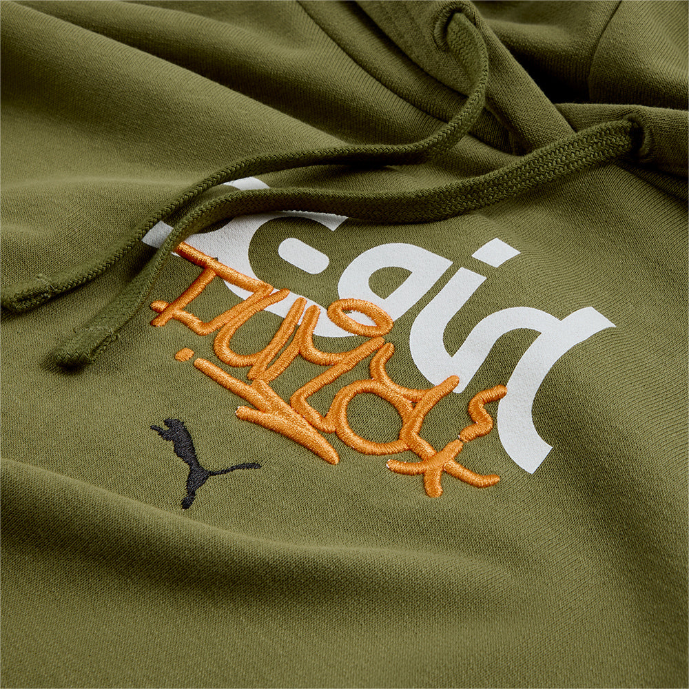 Áo Hoodie Nữ Puma X X-Girl Graphic - Xanh Quân Đội - Supersports Vietnam