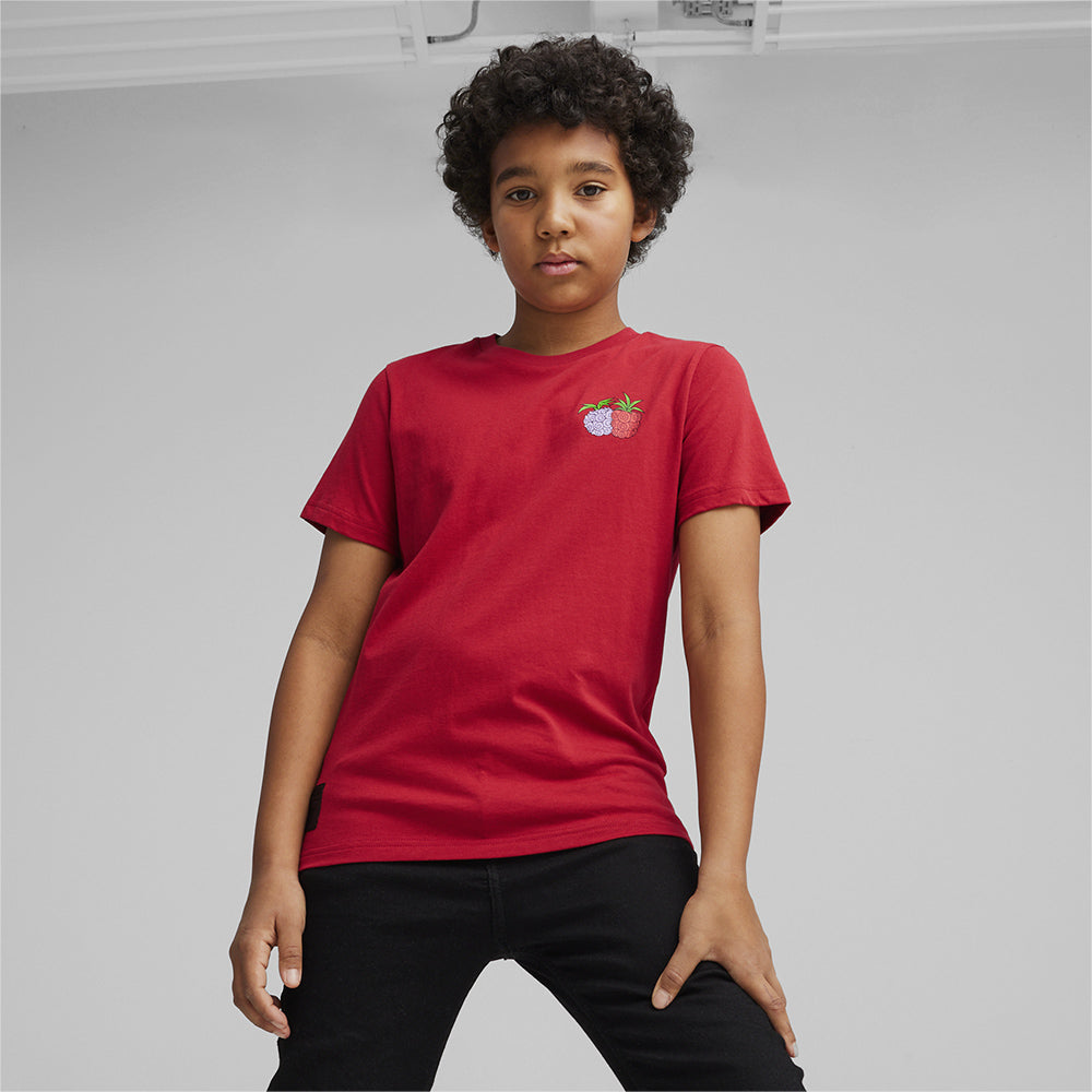 Áo Thun Bé Trai Puma X One Piece Graphic Club - Đỏ - Supersports Vietnam