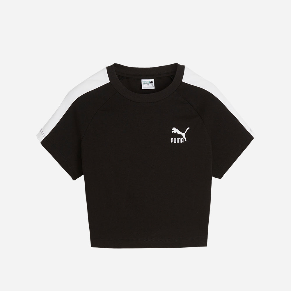 Áo Crop Top Nữ Puma Iconic T7 Baby: Thiết kế thời trang - Chất liệu thoải  mái – Supersports Vietnam