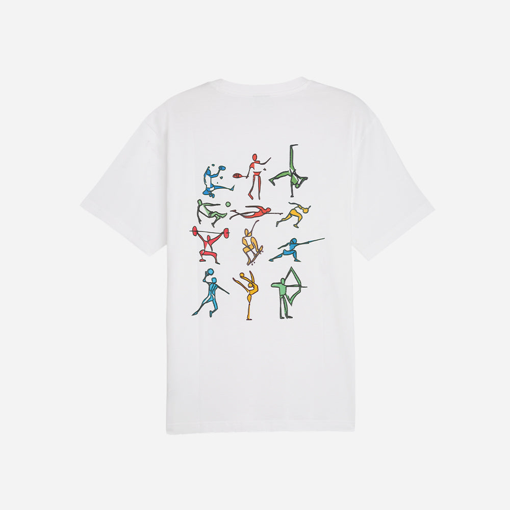 Áo Tay Ngắn Unisex Puma Graphics Athletes - Supersports Vietnam