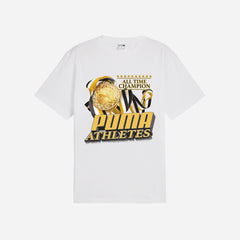 Áo Tay Ngắn Unisex Puma Graphics Medal - Trắng - Supersports Vietnam
