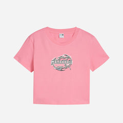 Áo Crop Top Nữ Puma Graphics Hyper Girl Baby Fast - Hồng - Supersports Vietnam