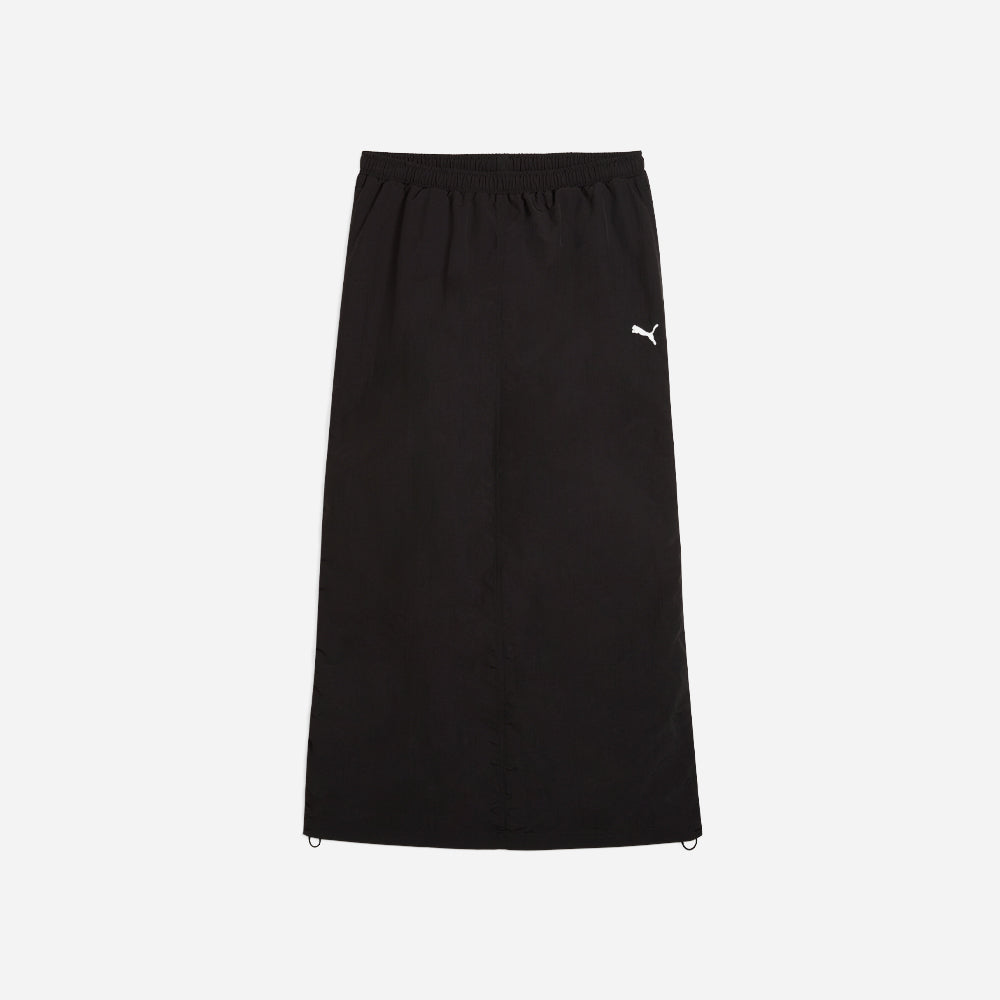 Chân Váy Nữ Puma Wardrobe Ess Maxi - Đen - Supersports Vietnam