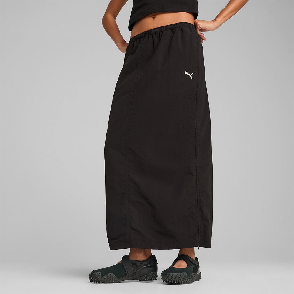 Chân Váy Nữ Puma Wardrobe Ess Maxi - Đen - Supersports Vietnam