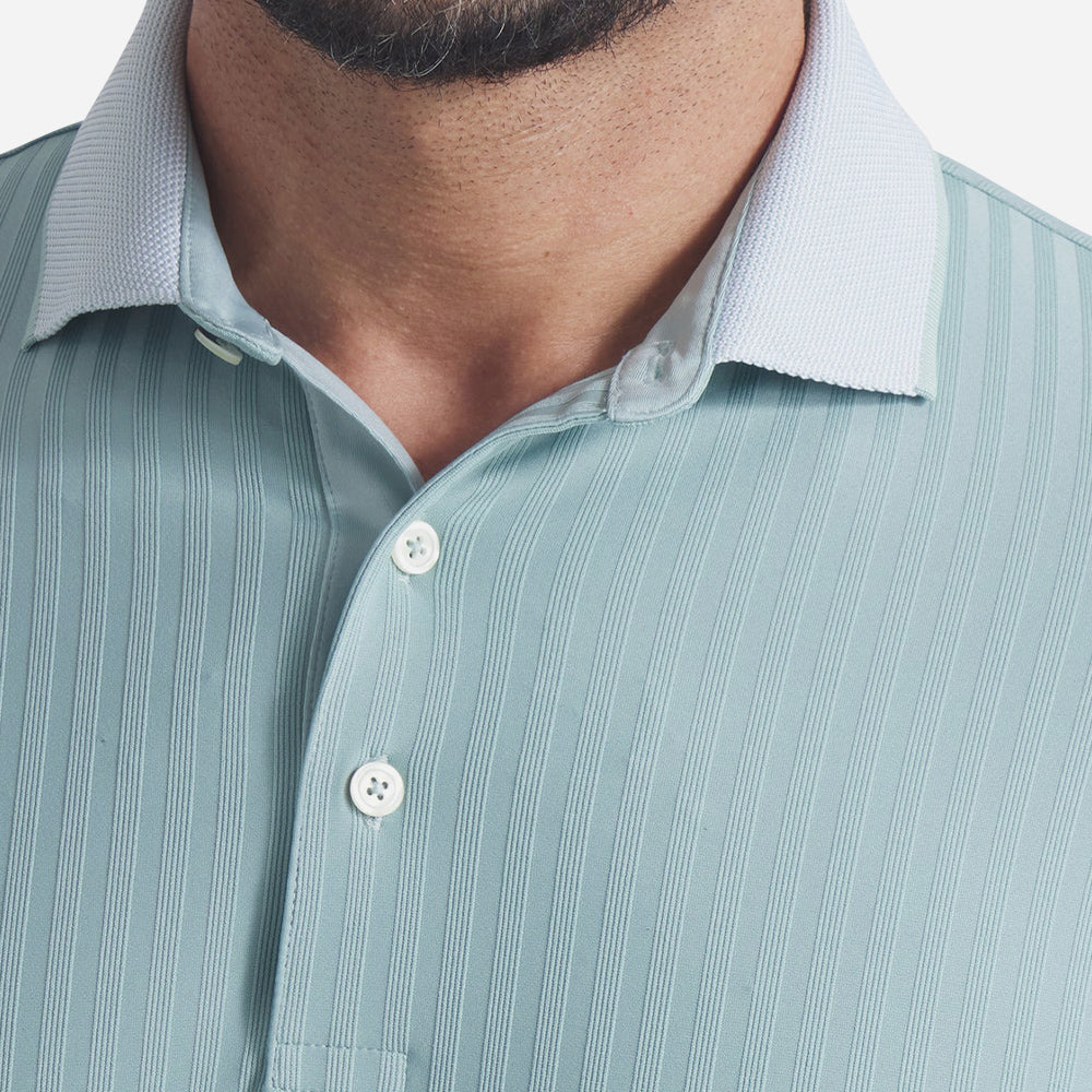 Áo Polo Golf Nam Puma Mattr Stripe Jacquard - Xanh Mint - Supersports Vietnam