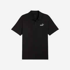 Áo Thun Tay Ngắn Nam Puma Essential No. 1 Logo Jersey Polo - Đen - Supersports Vietnam