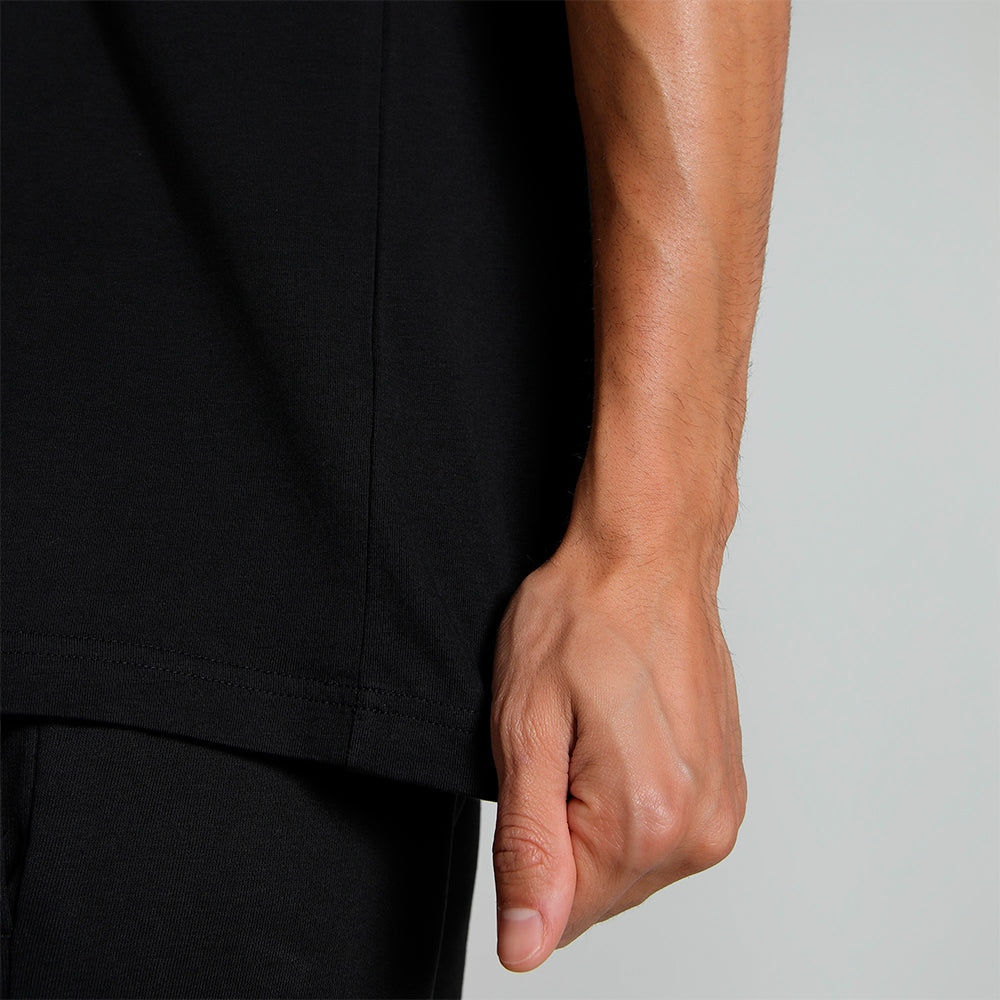 Áo Thun Tay Ngắn Nam Puma Essential No. 1 Logo Jersey Polo - Đen - Supersports Vietnam