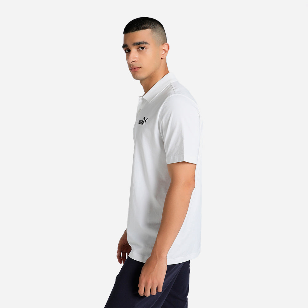 Áo Polo Nam Puma Essential No. 1 Logo Jersey - Trắng - Supersports Vietnam
