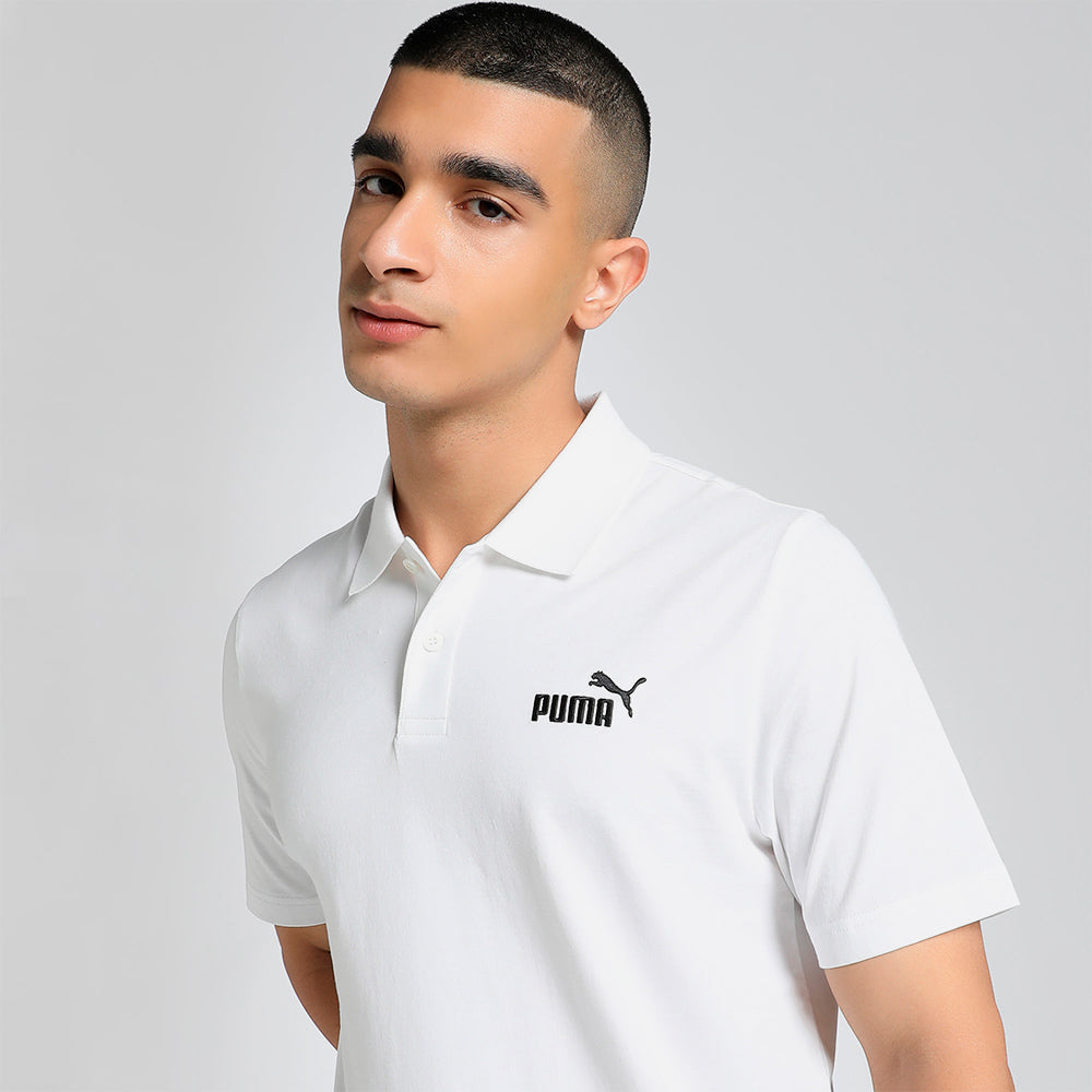 Áo Polo Nam Puma Essential No. 1 Logo Jersey - Trắng - Supersports Vietnam
